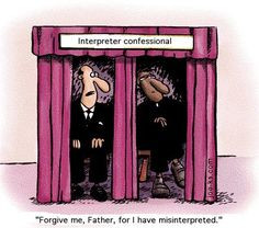 Interpreter confessional
