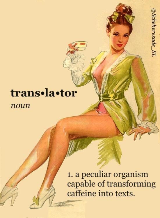 Translator and coffee