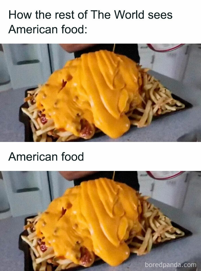 How the rest of the world sees American food vs. American food