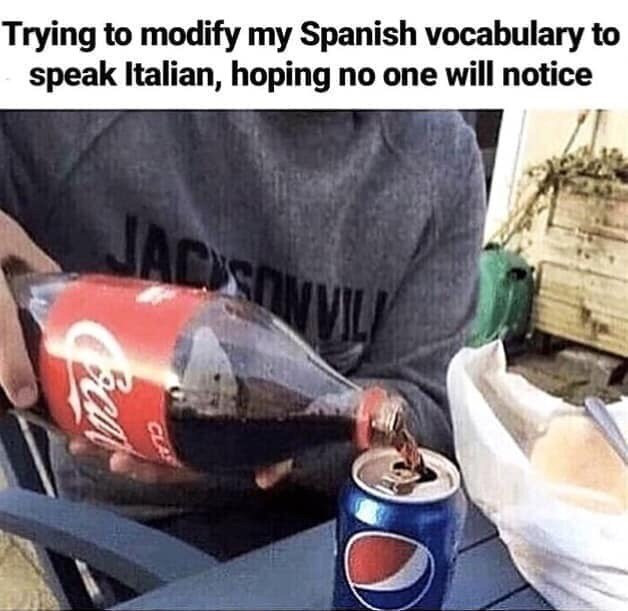 Trying to modify my Spanish vocabulary to speak Italian