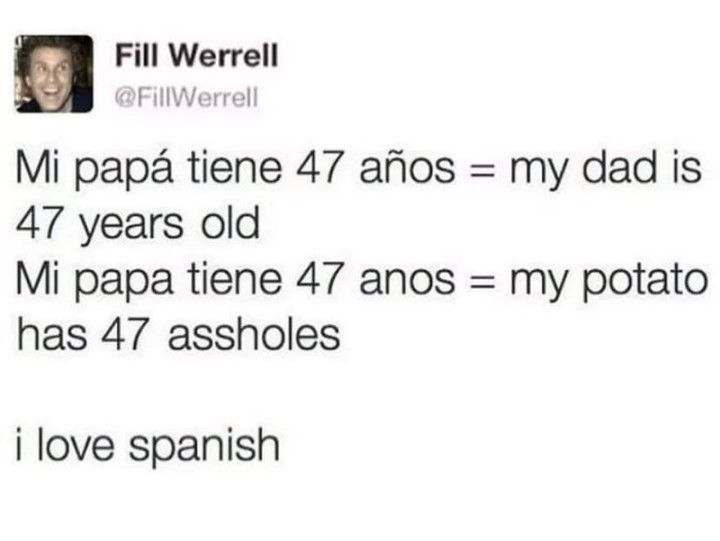 I love Spanish