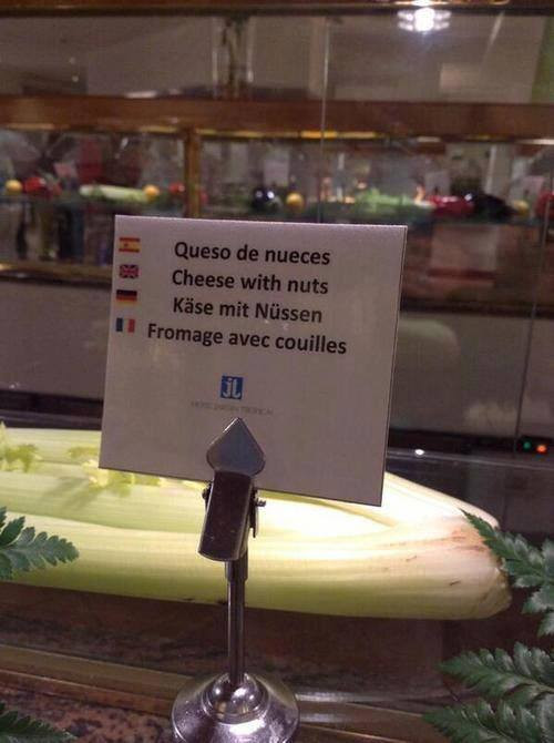 Queso de nueces / Fromage avec couilles