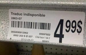 Traduc indisponible