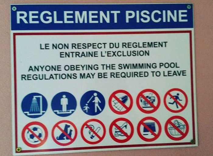 Règlement psicine