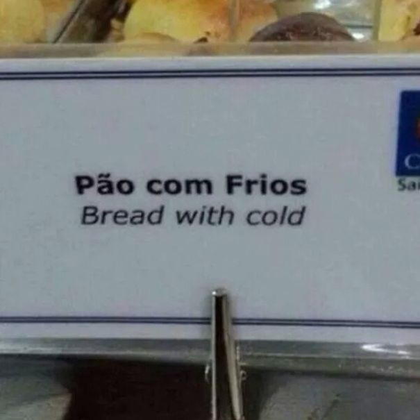 Pao com frios / Bread with cold