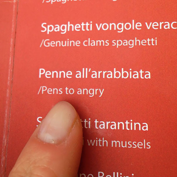 Penne all'arrabbiata / Pens to angry