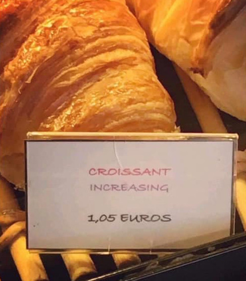 Croissant / Increasing