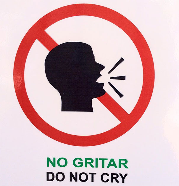 No gritar / Do not cry